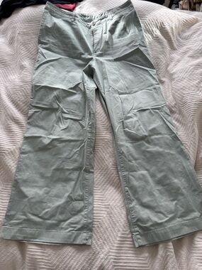 GAP High Rise Stride Ankle Pants - Light Blue